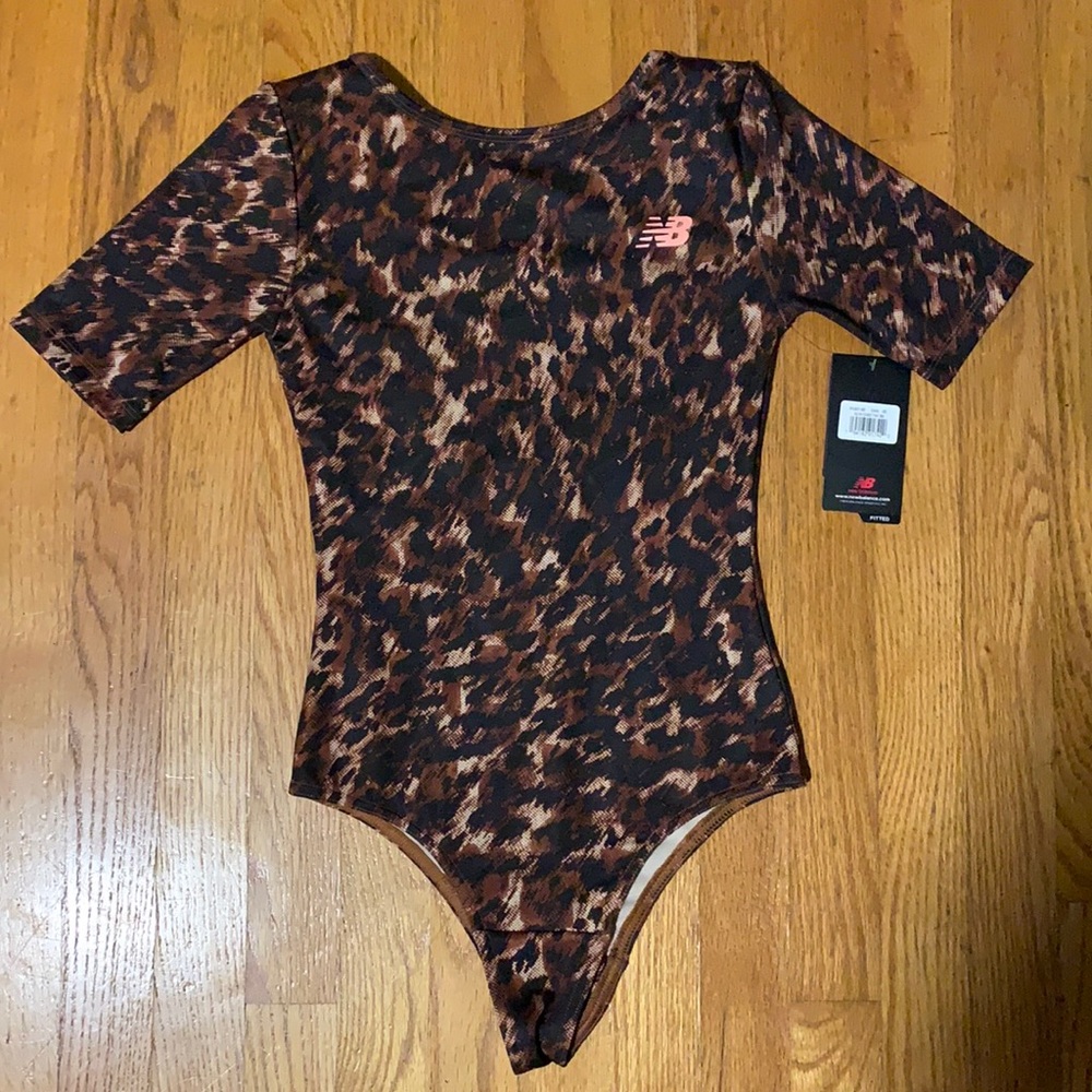 New Balance Cheetah Print Bathing Suit